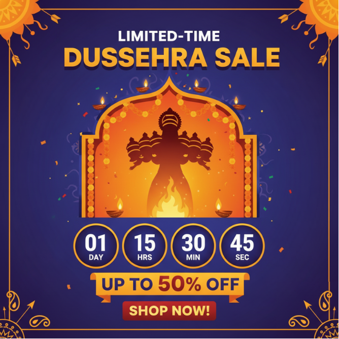 Limited-Time Dussehra Sale Countdown