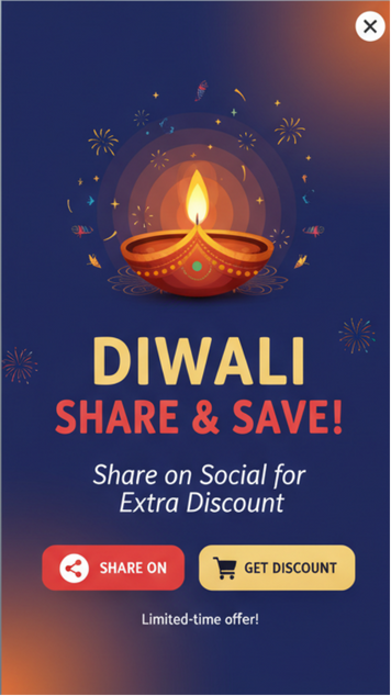 Diwali-Themed Product Suggestions Based on Browsing History