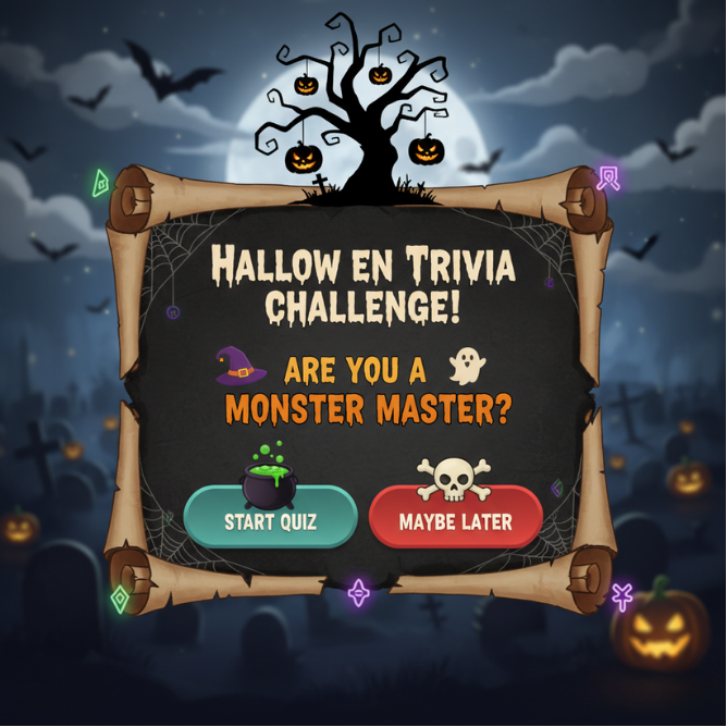 Halloween Quiz Popup Halloween Quiz Popup