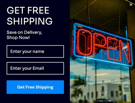 Free Shipping Popups