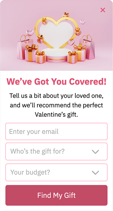 Gift Guide Popups