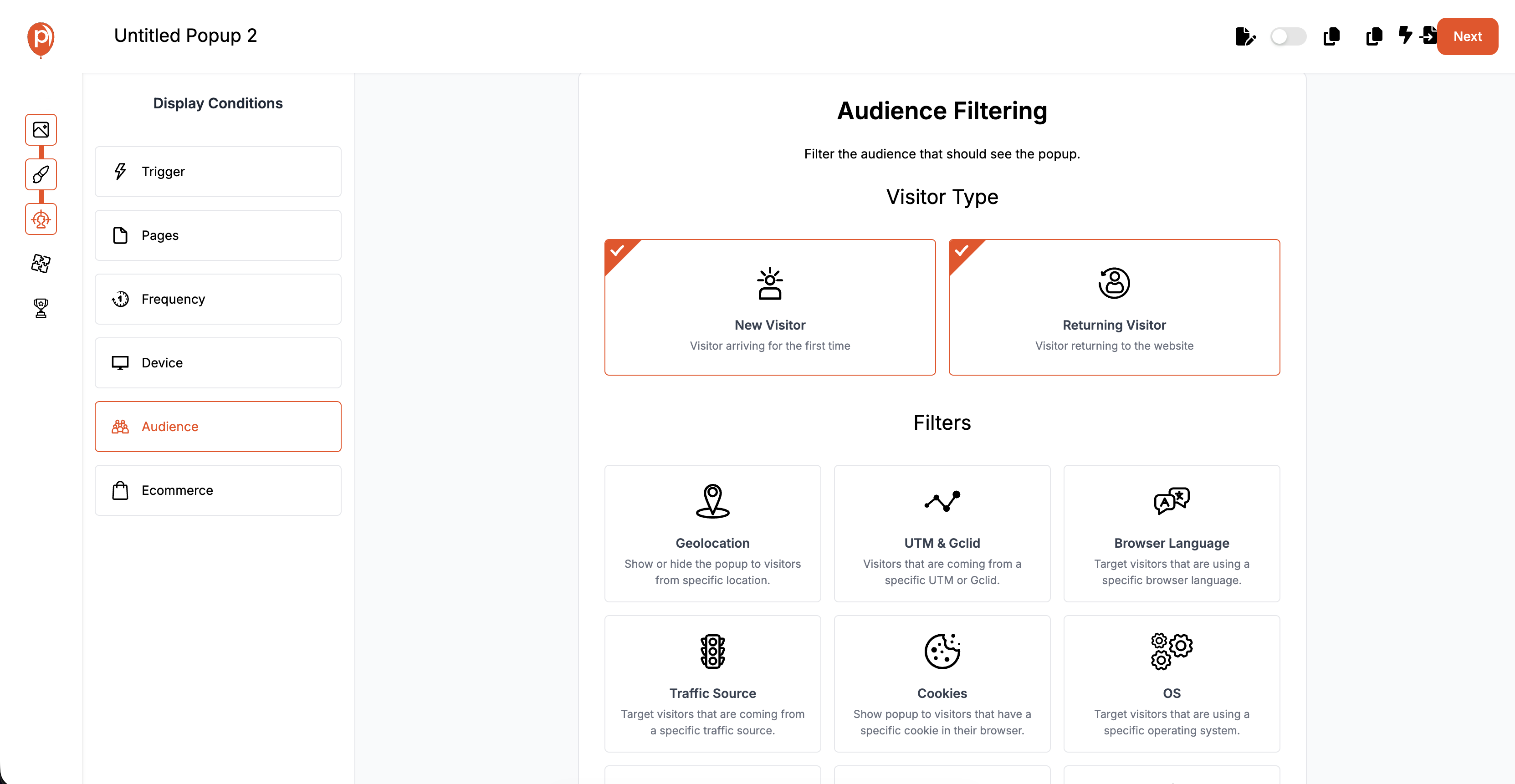 Audience Filtering Audience Filtering