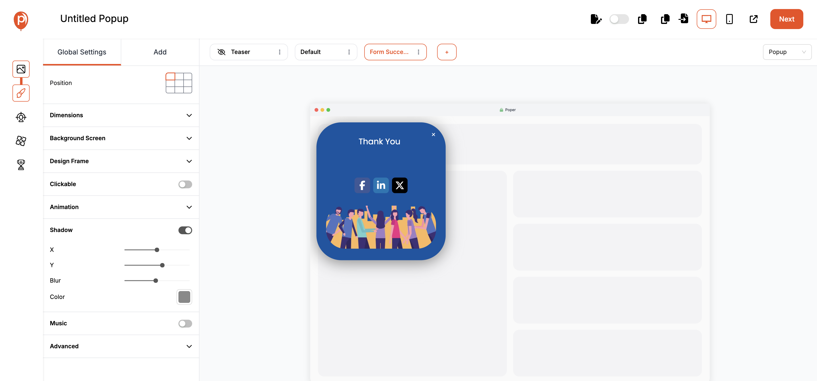 Setting Up Multiple Steps