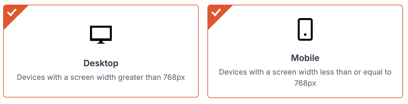 Device Targeting (Desktop vs Mobile)