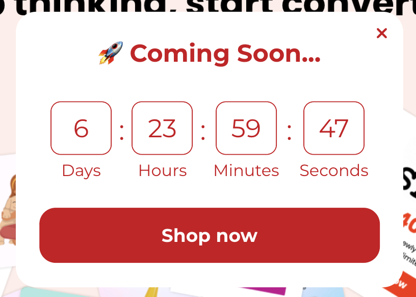 Countdown Popups
