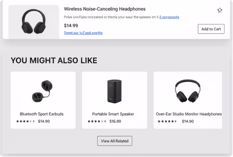 Product Pages to Suggest Similar or Related Items