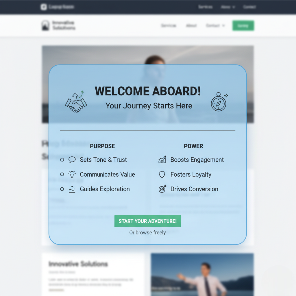 The Purpose and Power of a Welcome Message