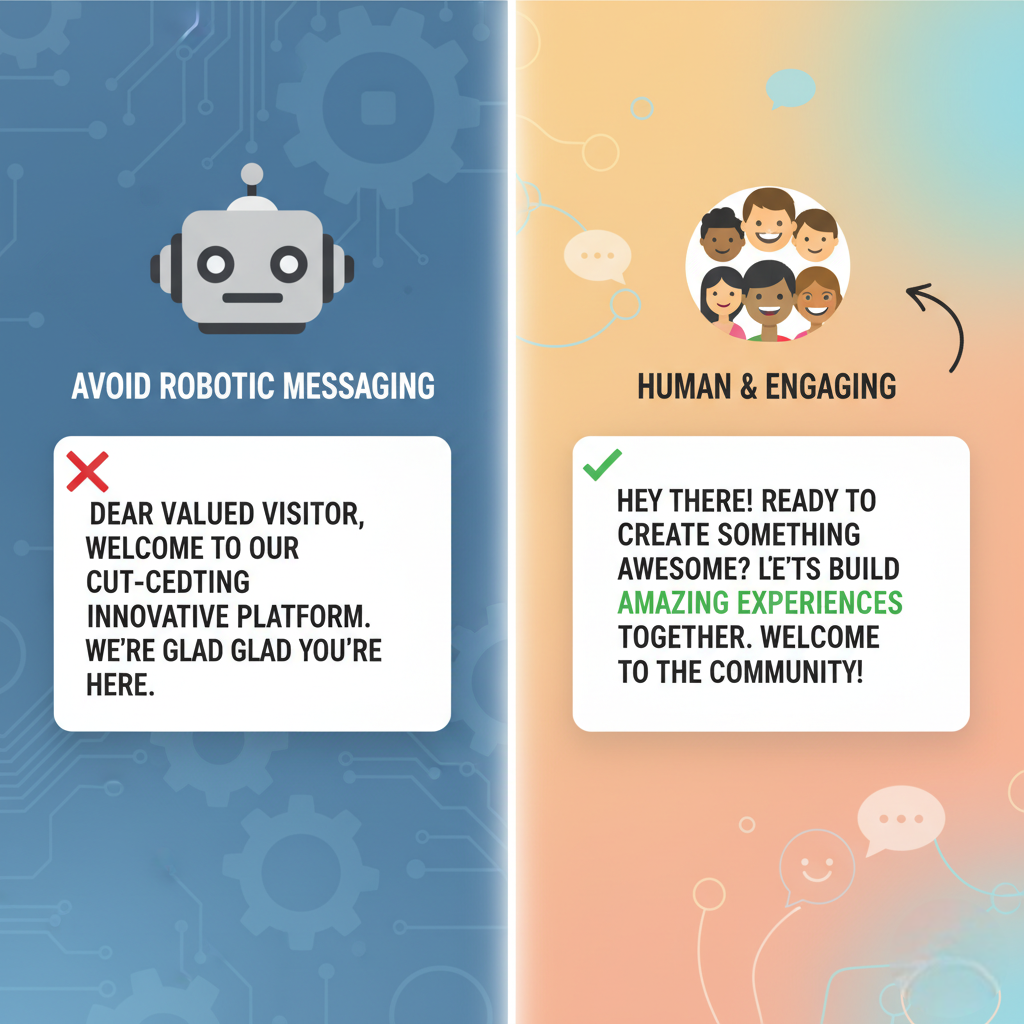 Avoiding Robotic or Generic Messaging