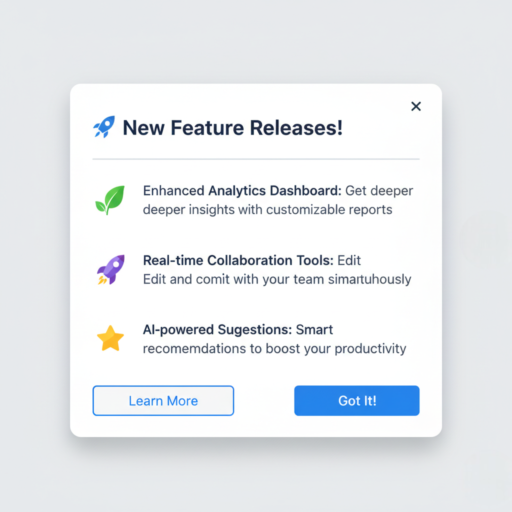 New Feature Releases
