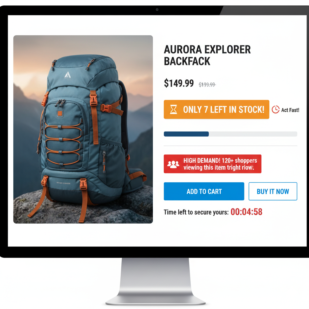 Stock-Based Countdown Elements