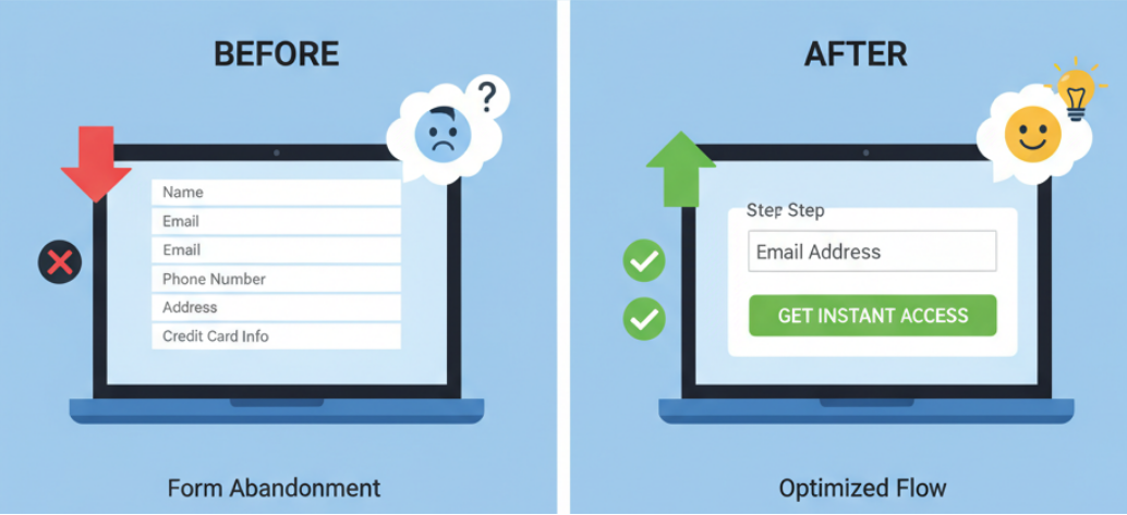 Identifying Drop-Off Points and Reducing Abandonment