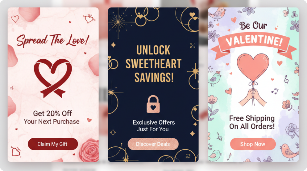 Designing Popups for Valentine’s Day