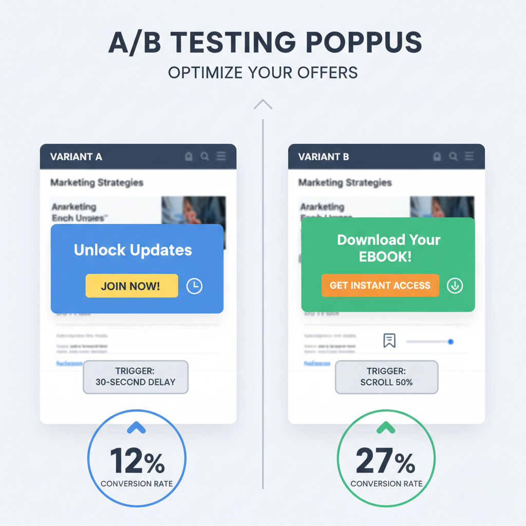 Running A/B Tests on Popups and Forms