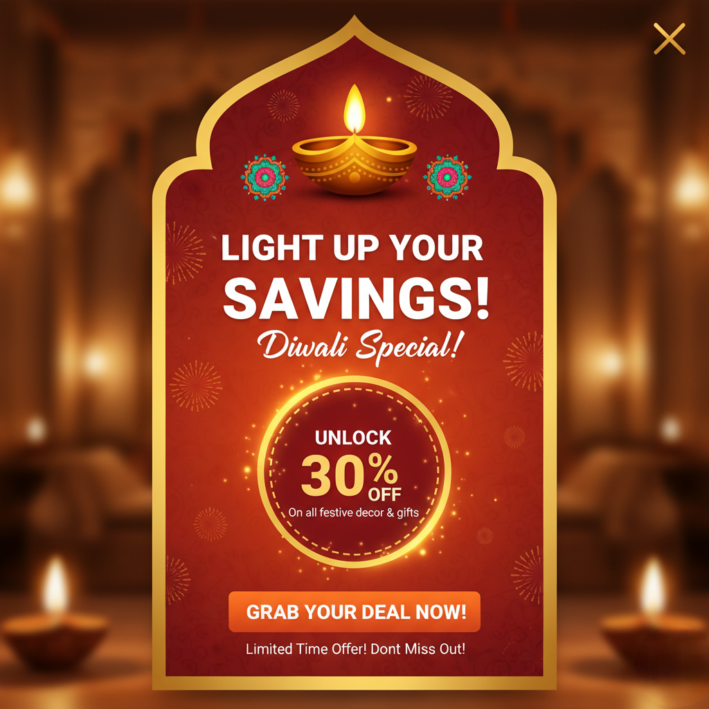 Key Elements of a High-Converting Diwali Popup