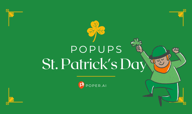 St. Patrick's Day Popups