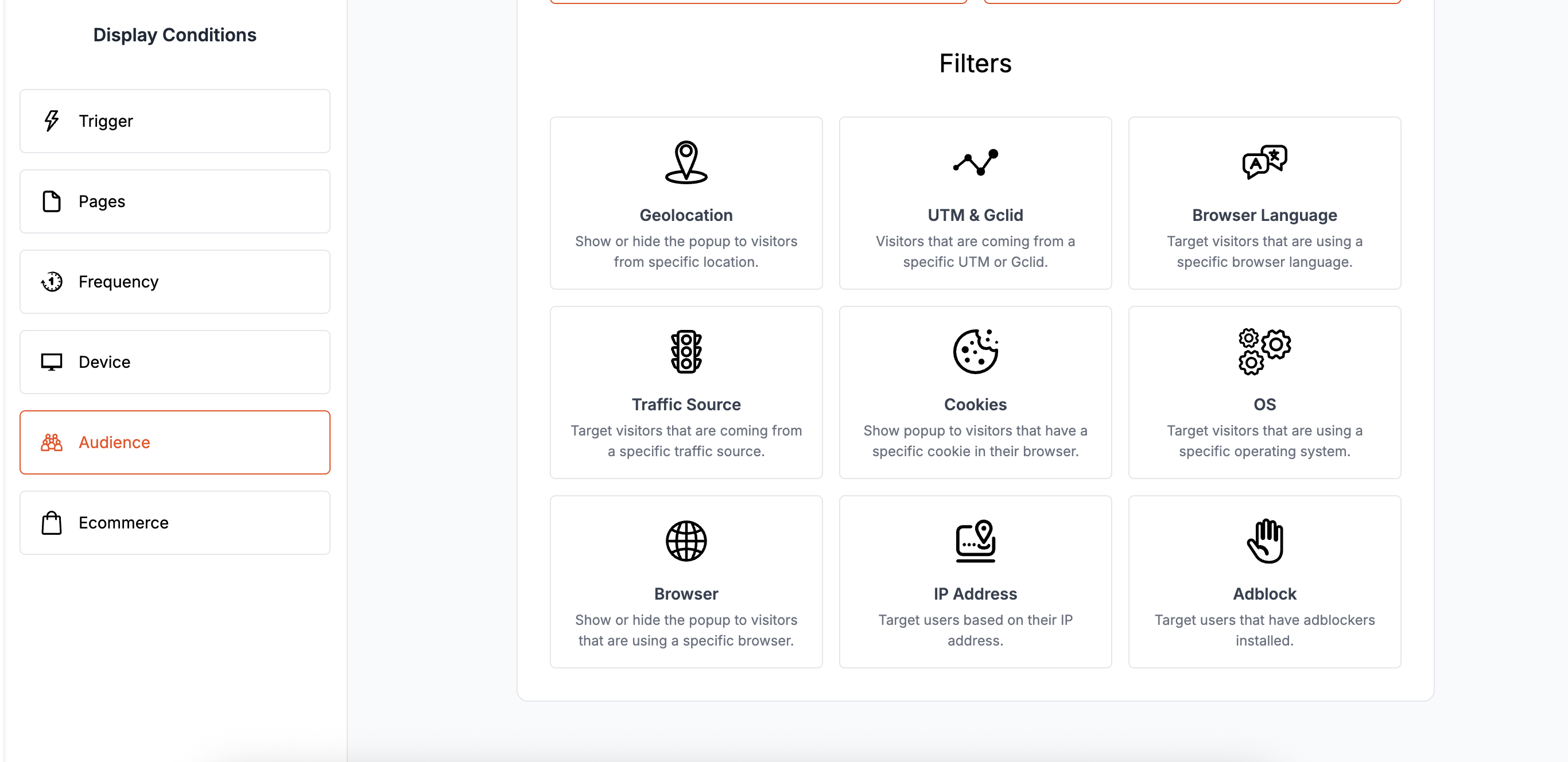 Configuring Trigger Conditions