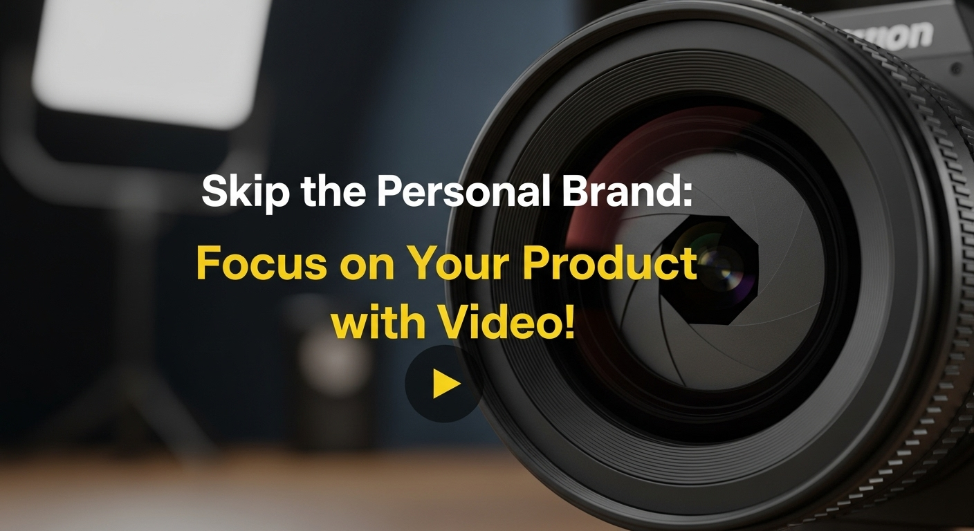 Skip the Personal Brand: Focus on Your Product with Video!