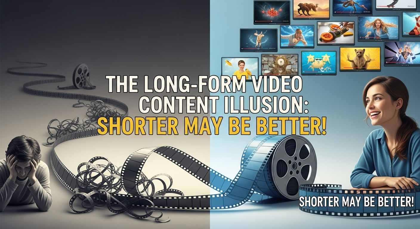 The Long-Form Video Content Illusion: Shorter May Be Better!