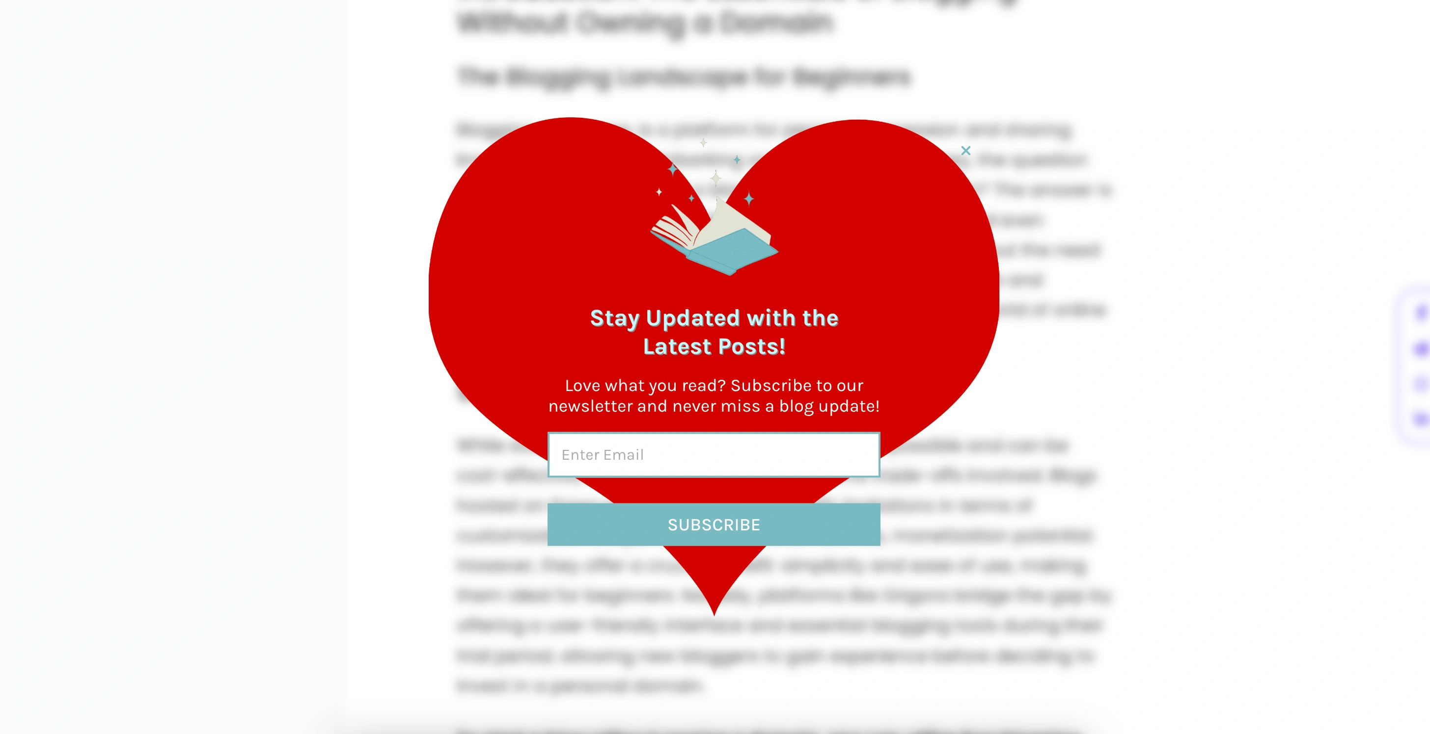 How to make Heart Shaped Popups for your Website