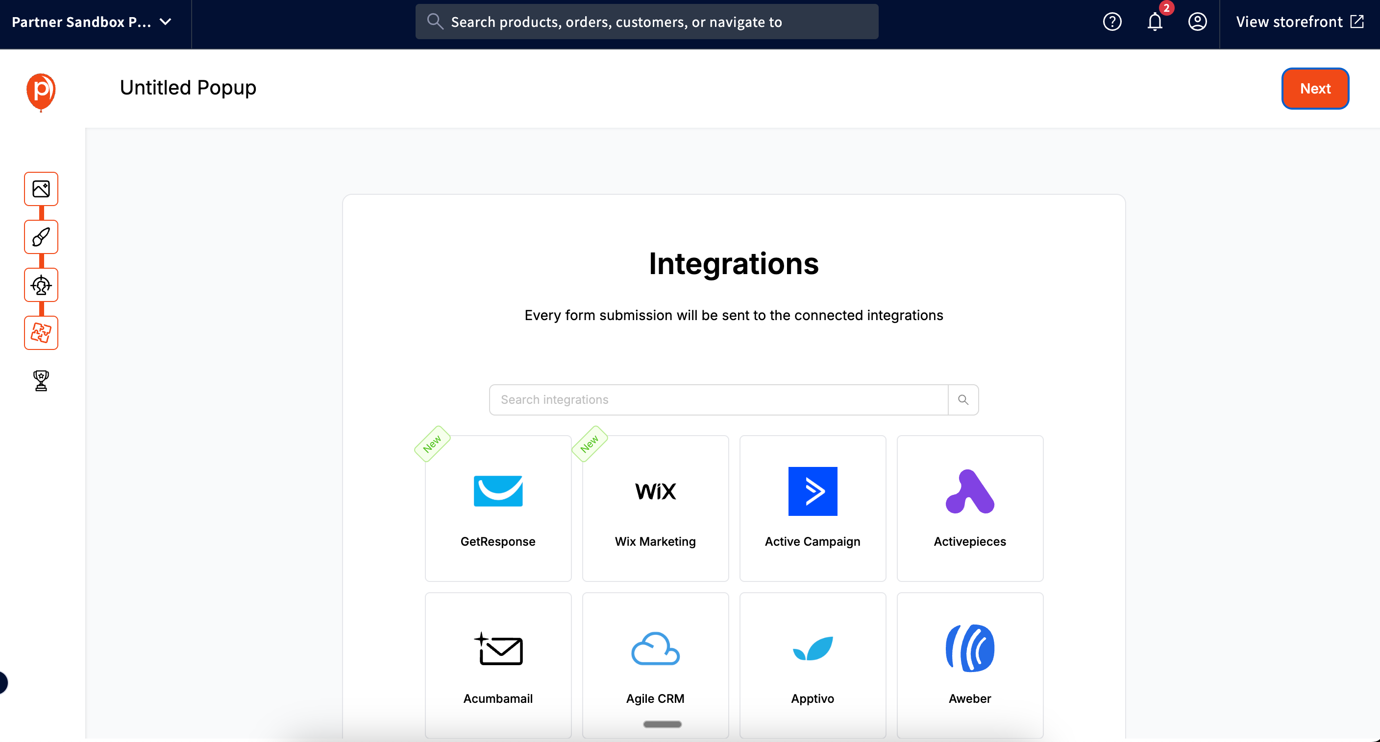 Poper Integrations
