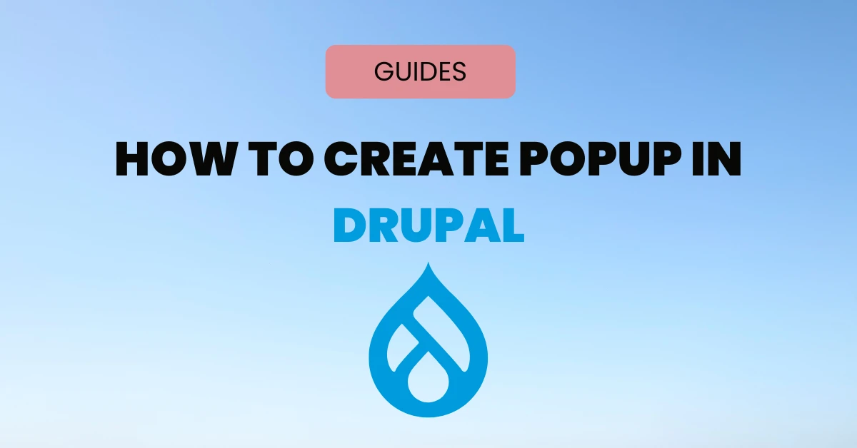 How To Create Popup in Drupal 8