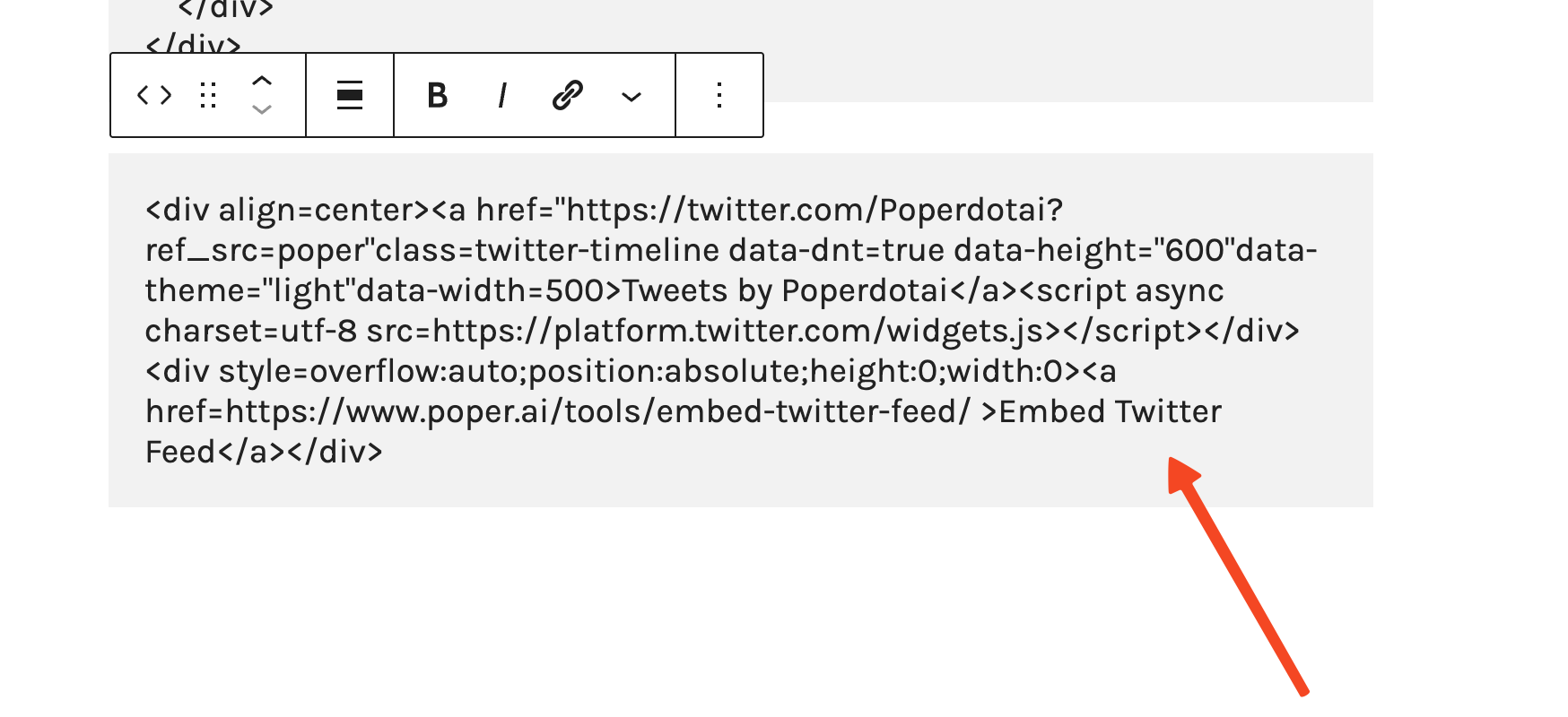Custom HTML