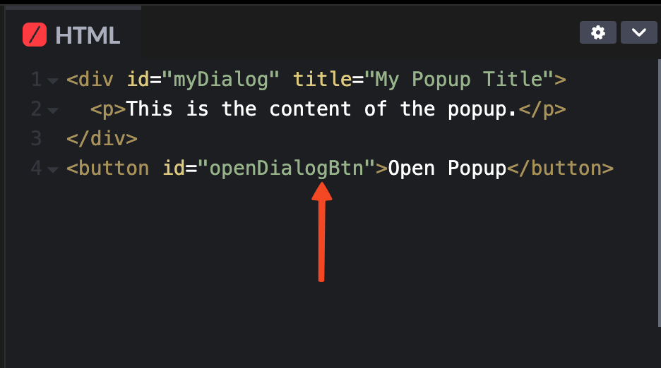 Jquery Popup HTML