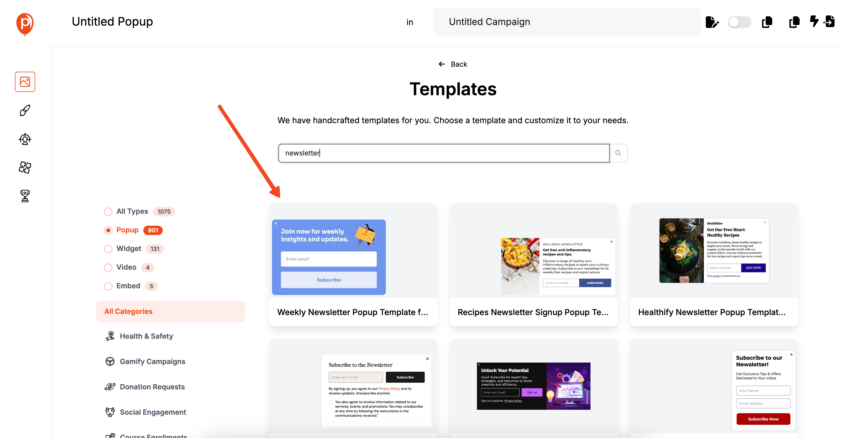 Newsletter Templates in Poper