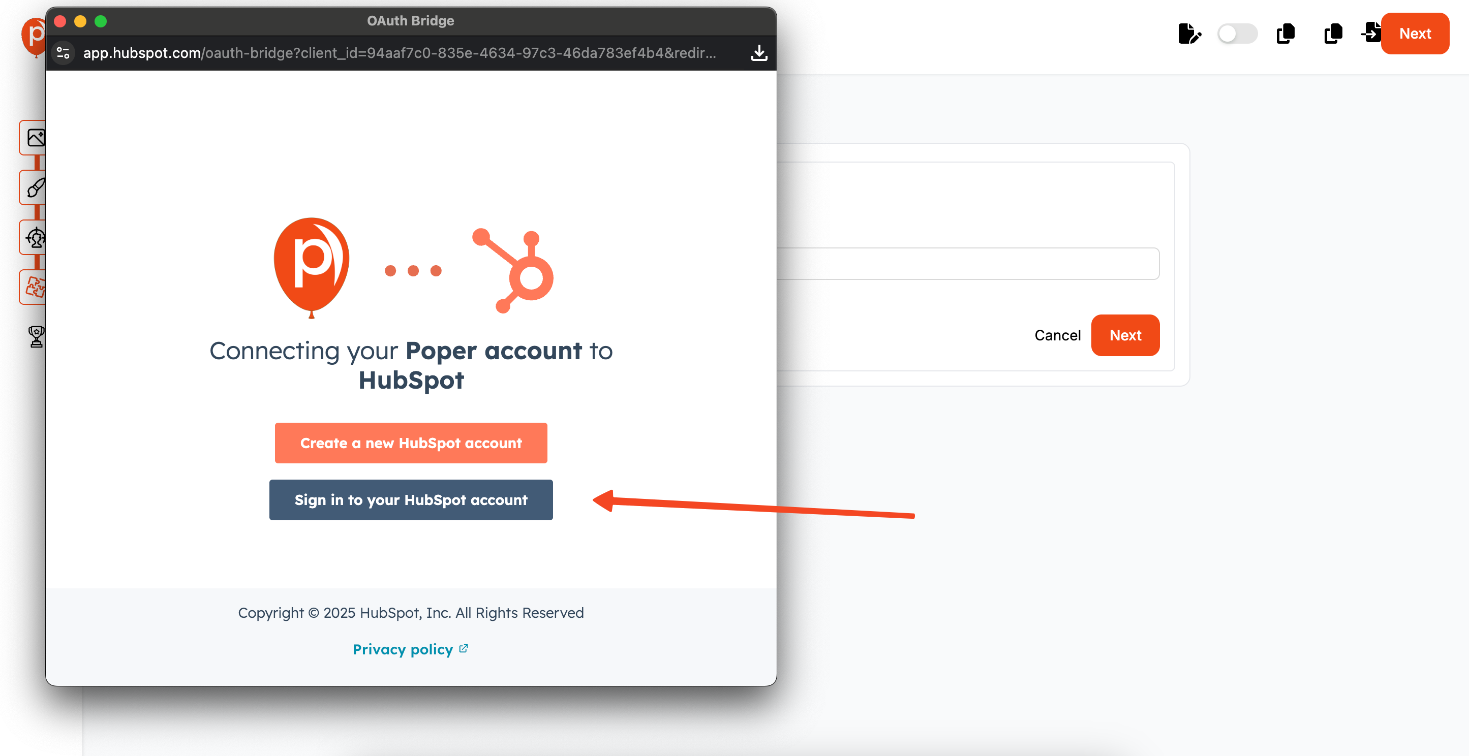 Connect Hubspot