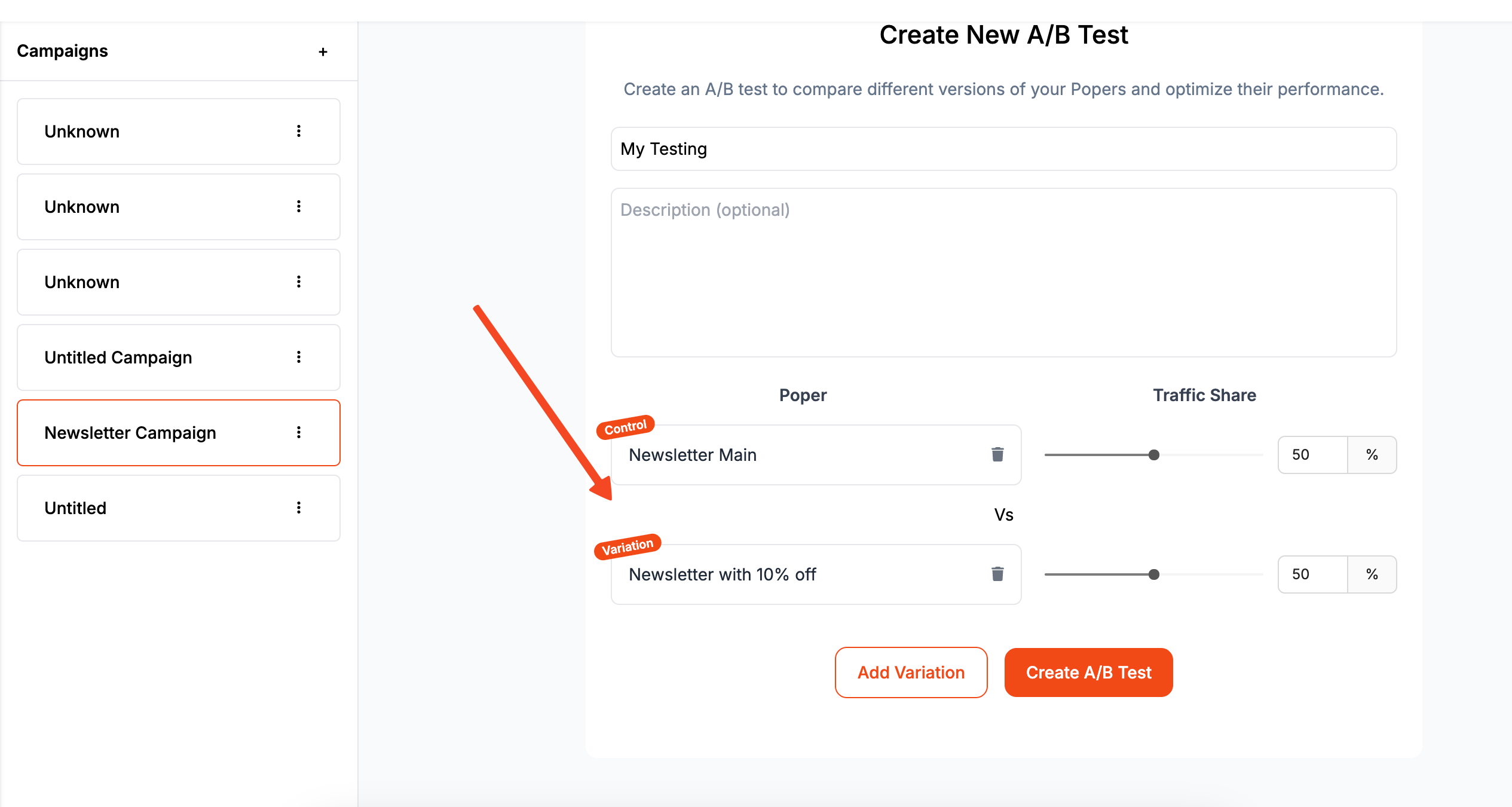 Split Your Website Traffic