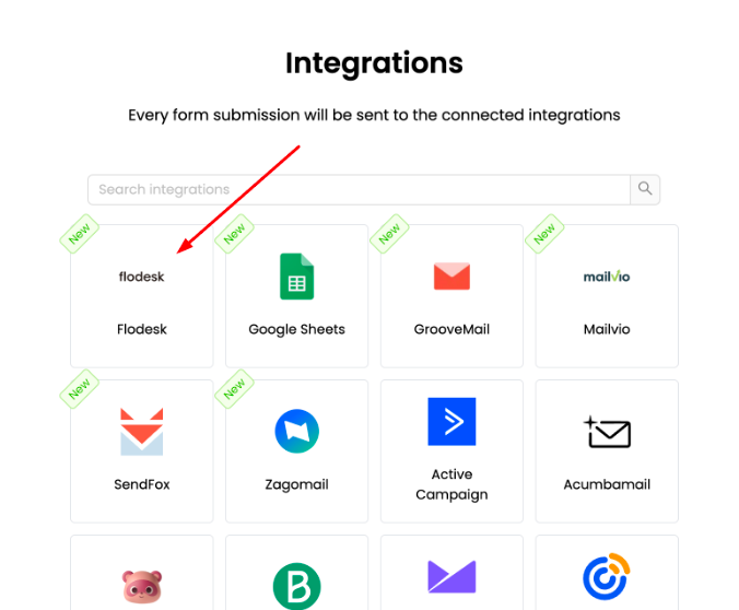 Flodesk Integration