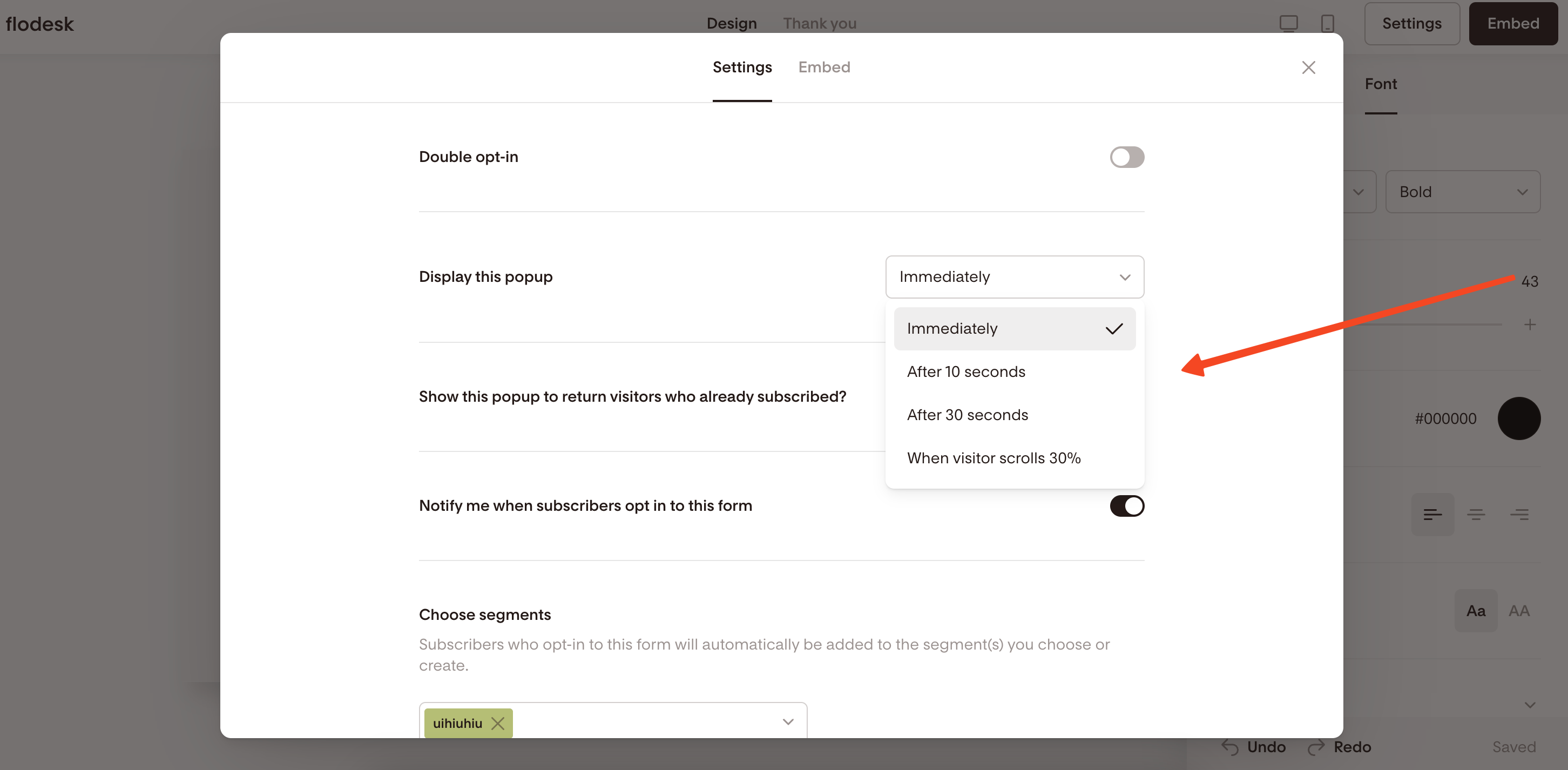 Flodesk Targeting