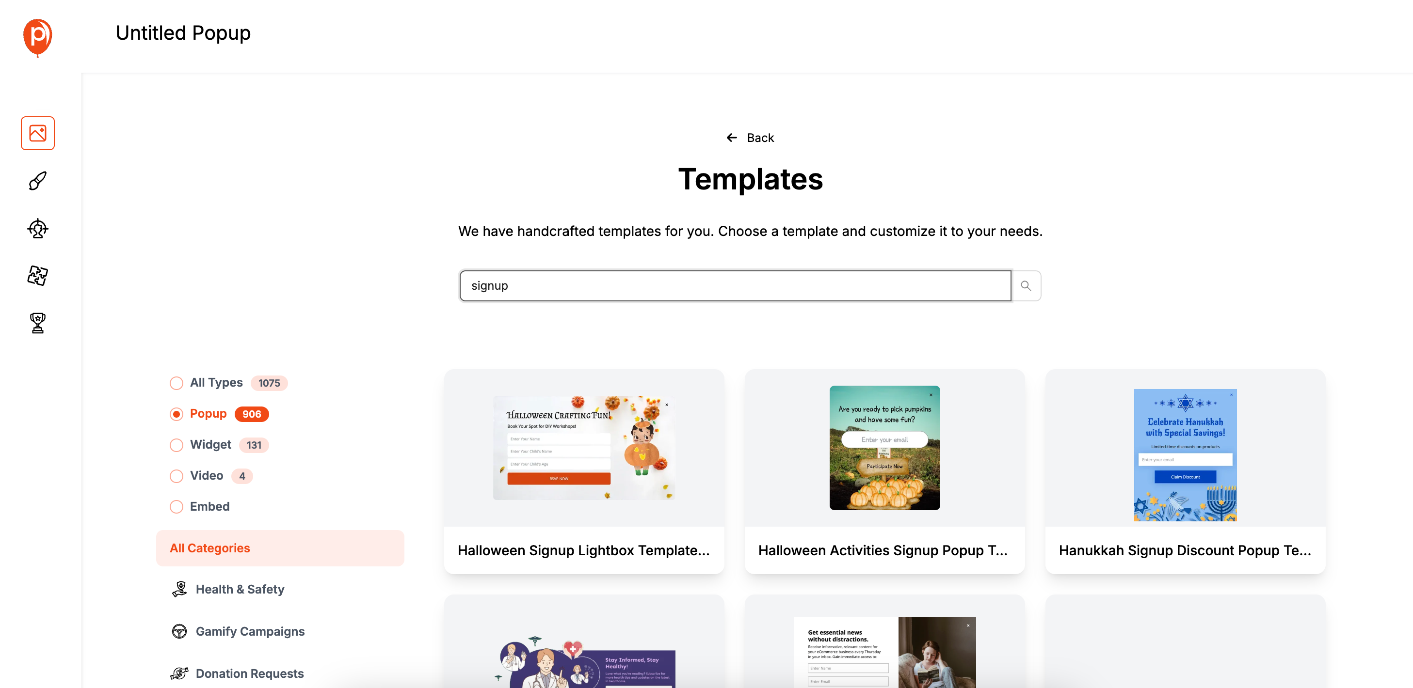 Signup Template