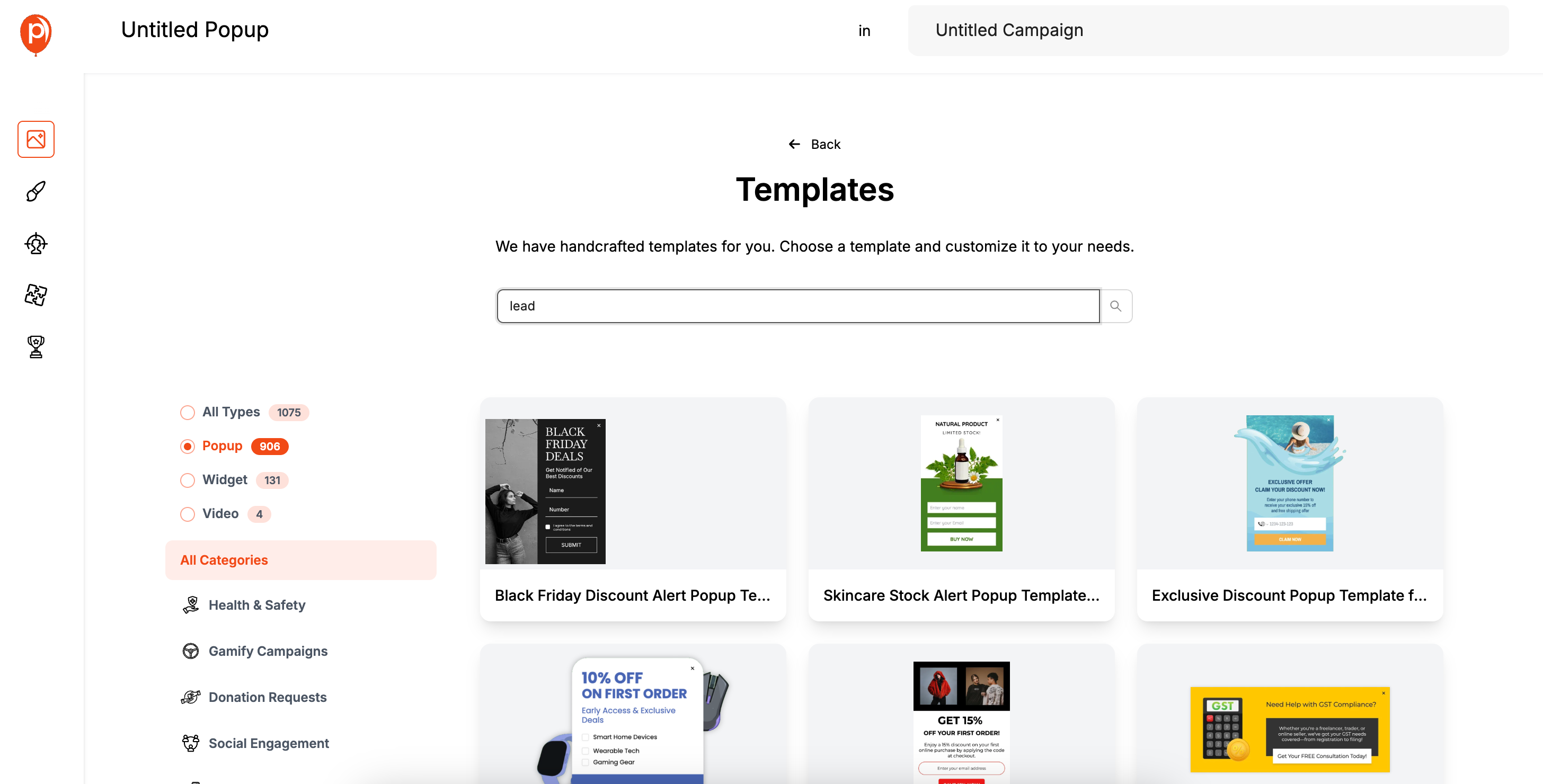 Lead Magnet Popup