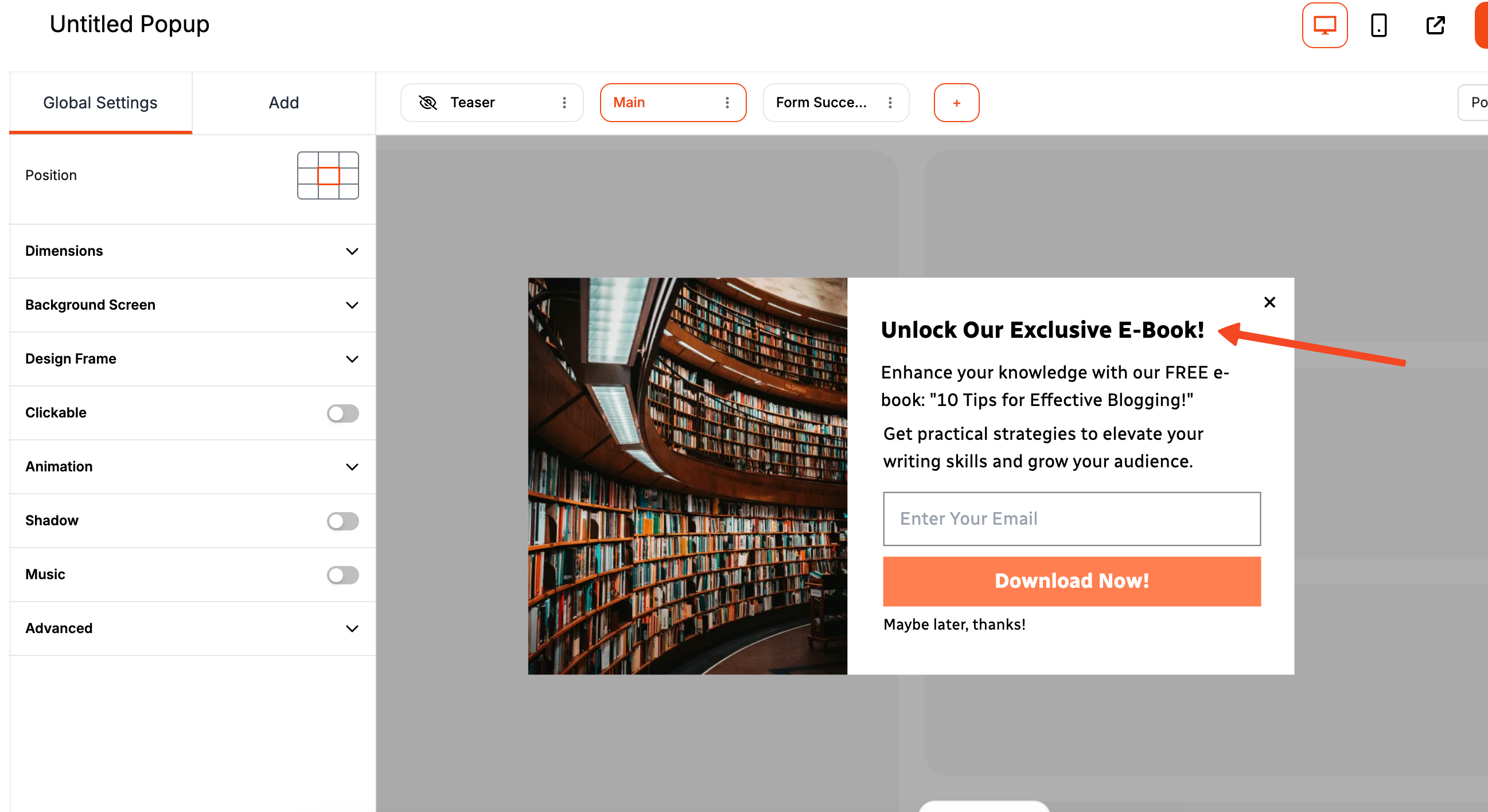 HubSpot Lead Capture Strategies With Popups: Unlock Exclusive E-book offer