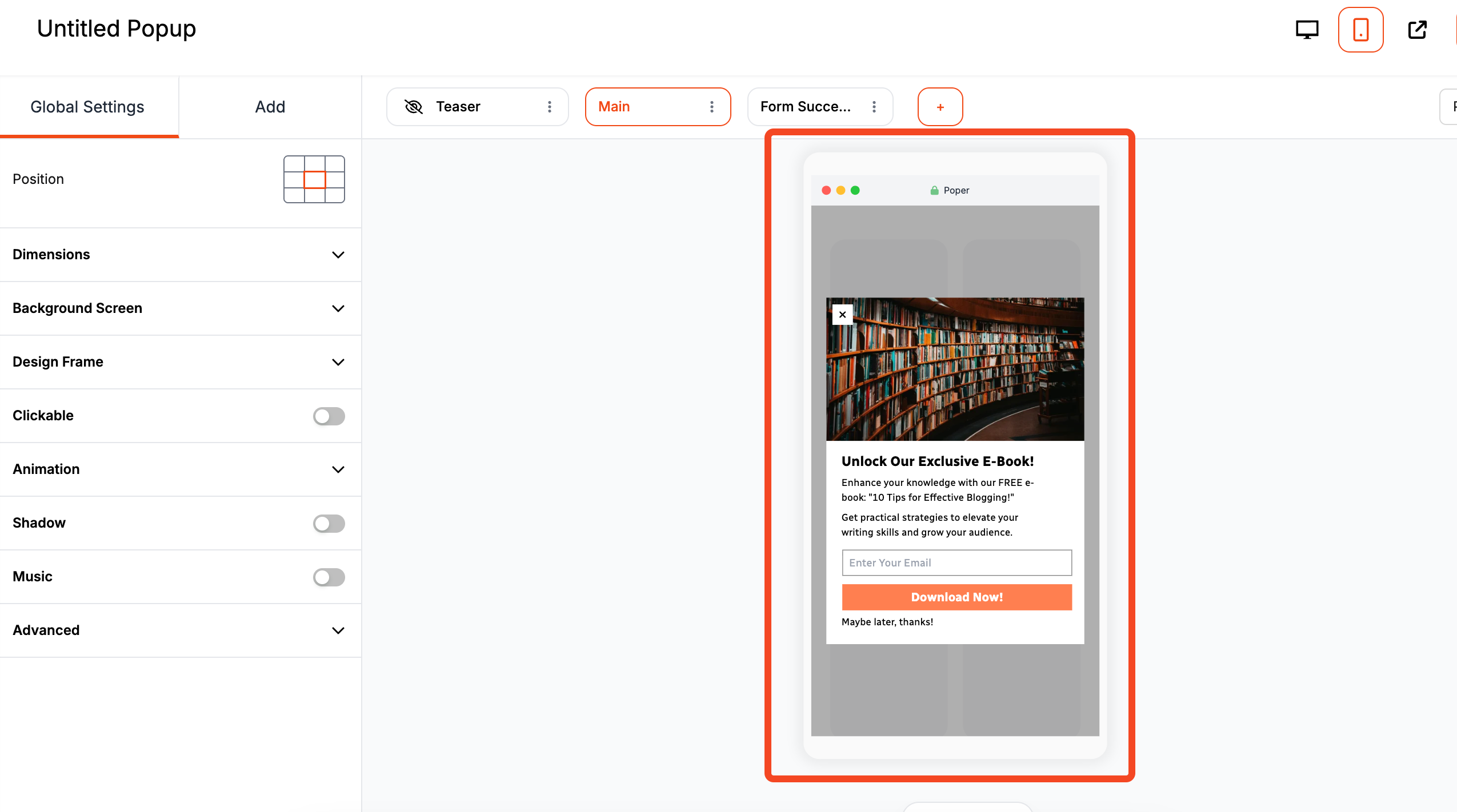 Mobile Optimization