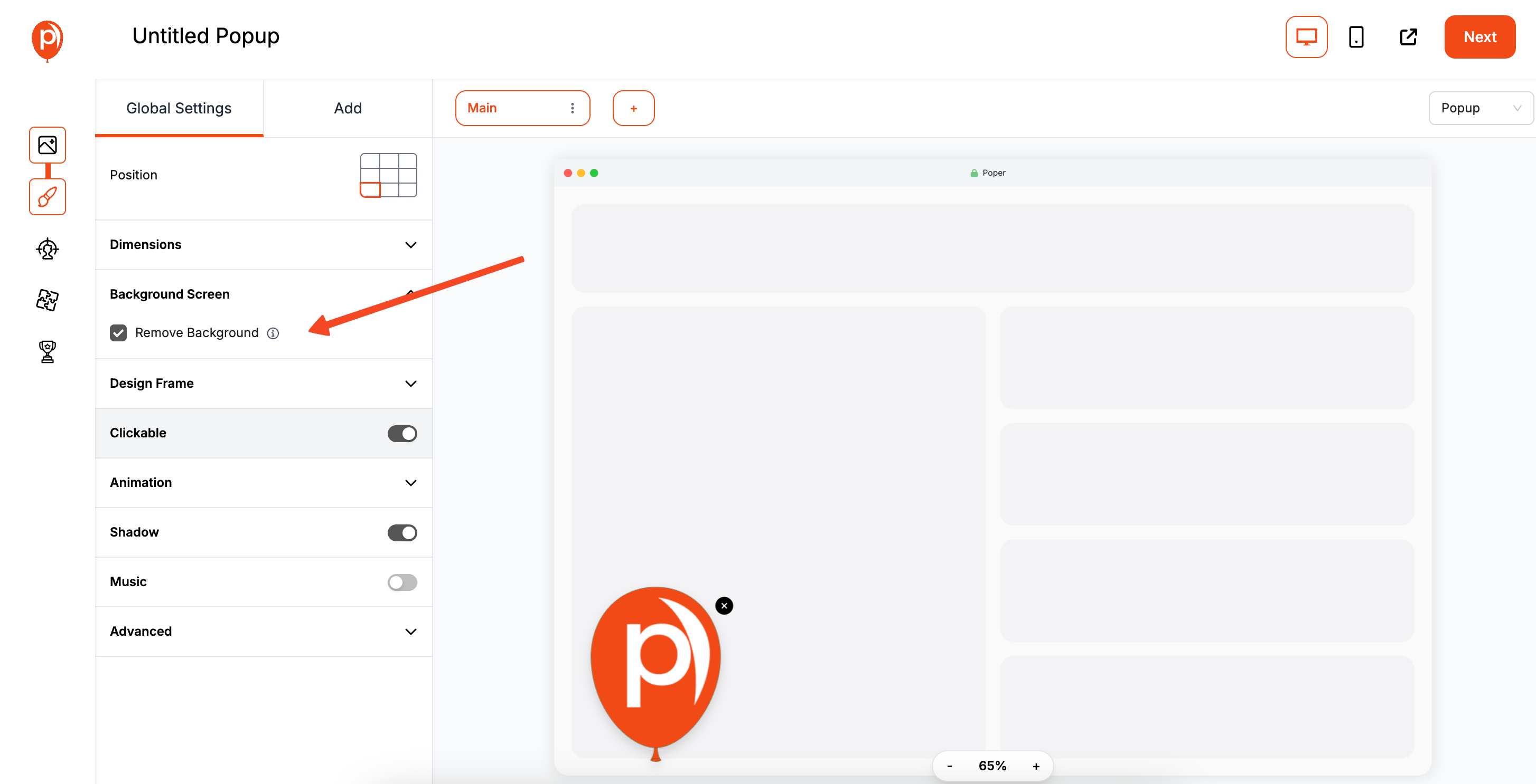 Small Image as Widget