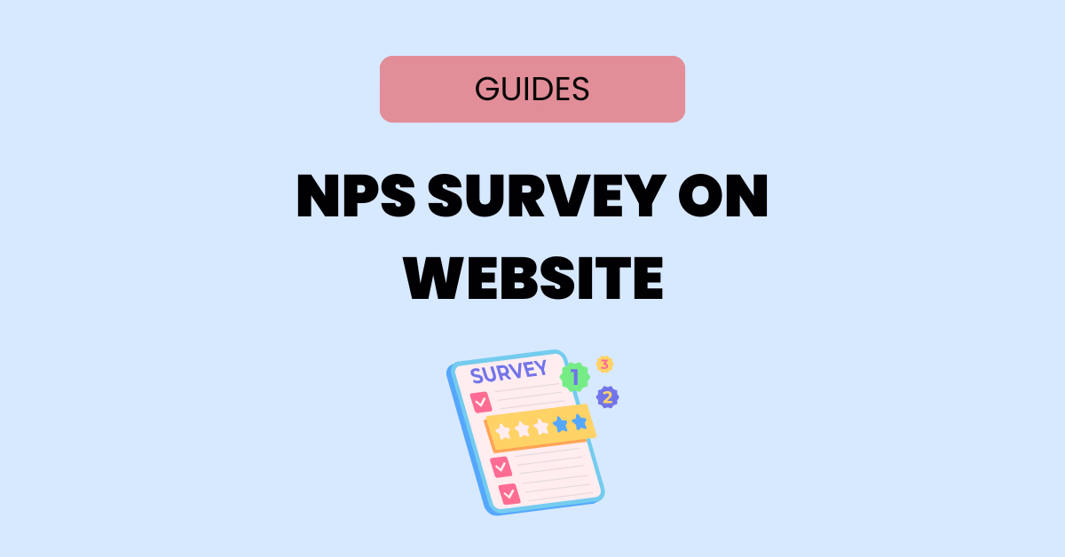 NPS Survey On Website