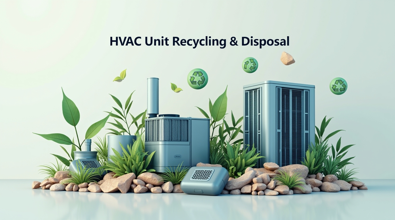 HVAC recycling Sacramento service providing safe, EPA-compliant refrigerant recovery, efficient unit removal, and environmentally responsible disposal for facilities.