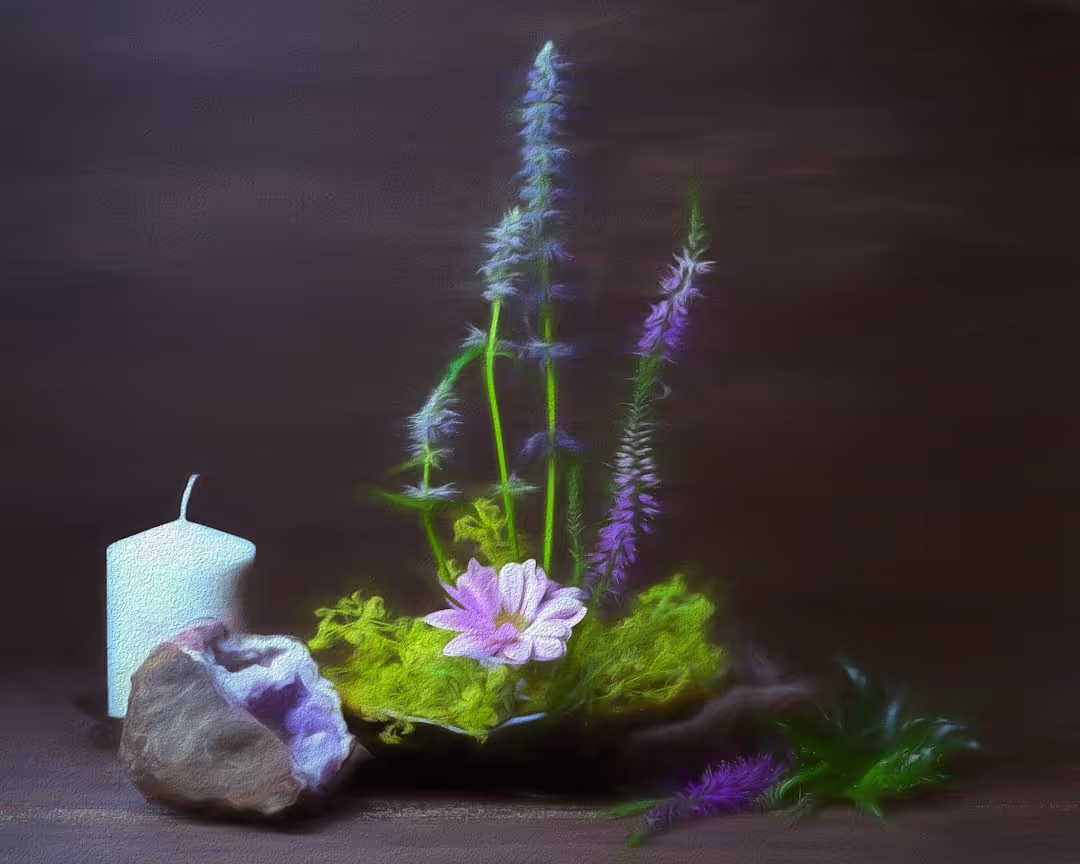 Zen Meditation Candle