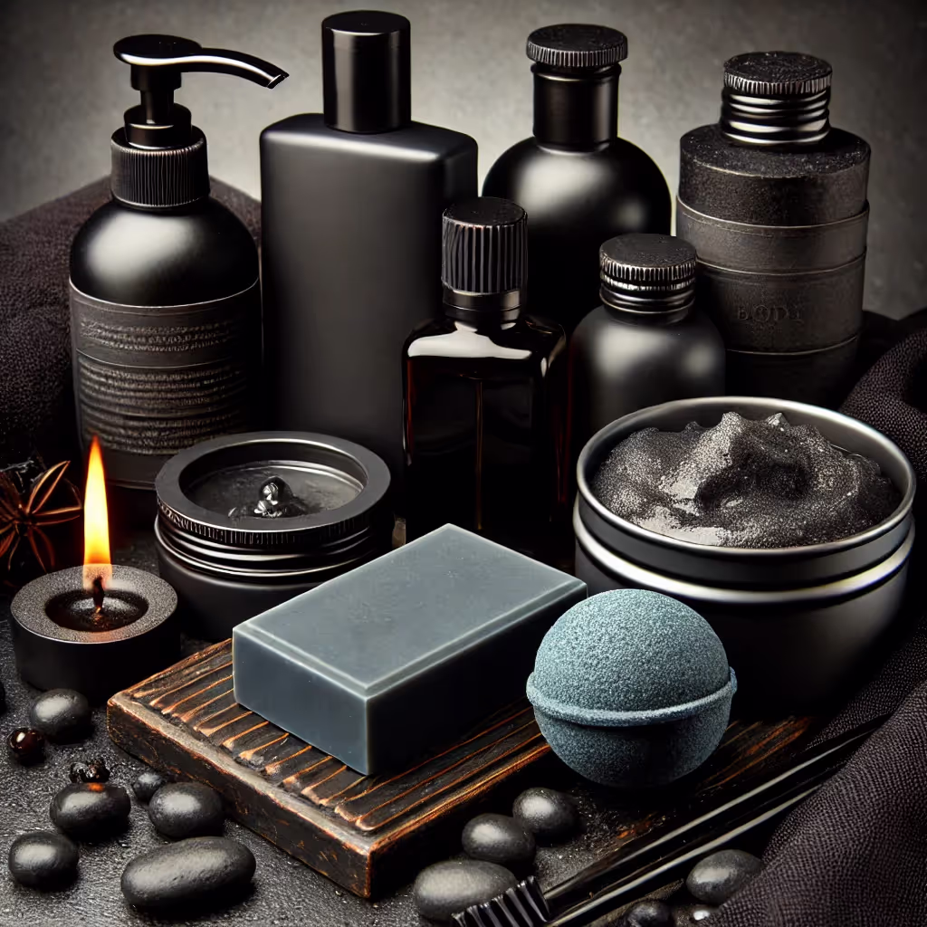 Minimalist soy wax candle in glass jar