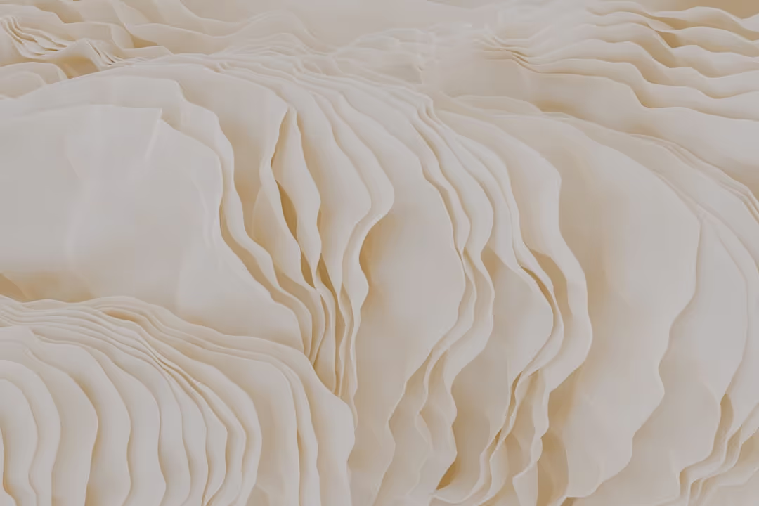 Close-up of organic soy wax flakes in a bowl