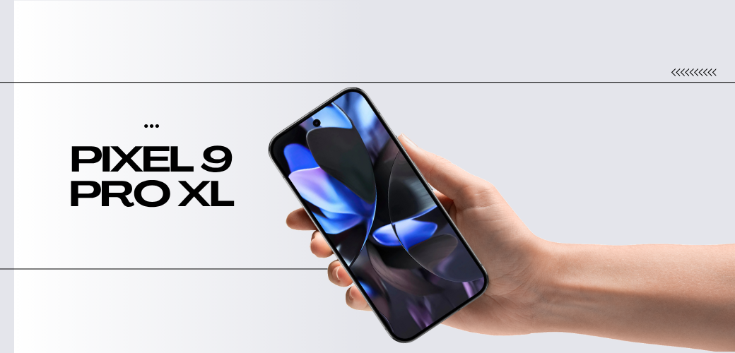 การจับถือ Pixel 9 Pro XL ด้วยมือเดียว แสดงให้เห็นถึงขนาดที่ใหญ่และความท้าทายด้าน Ergonomics ของขอบแบนราบ
