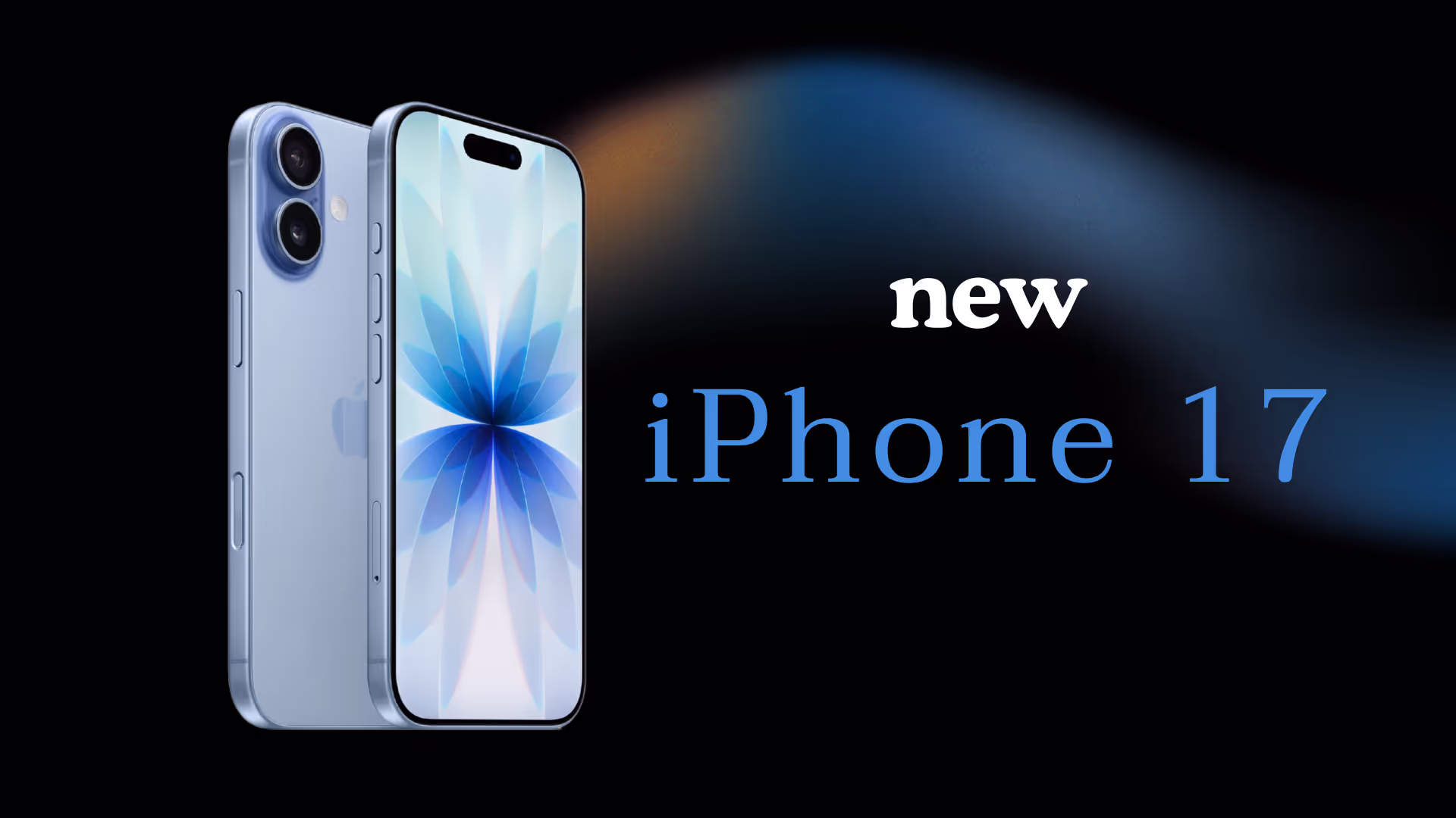 รูปภาพ iPhone 17 สีฟ้าหมอก โชว์ดีไซน์ตัวเครื่องและกล้องหลัง