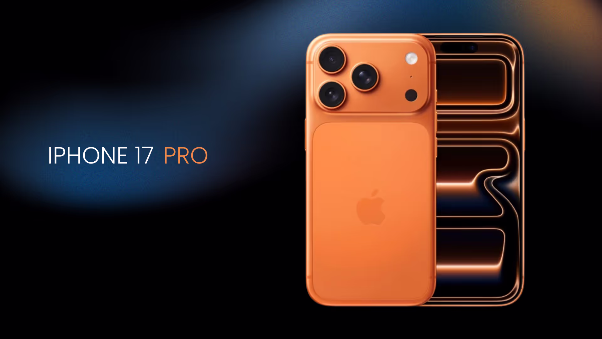 iPhone 17 Pro สีส้มคอสมิค โชว์กล้องที่ใหญ่ขึ้นและจอที่ขอบบางเฉียบ