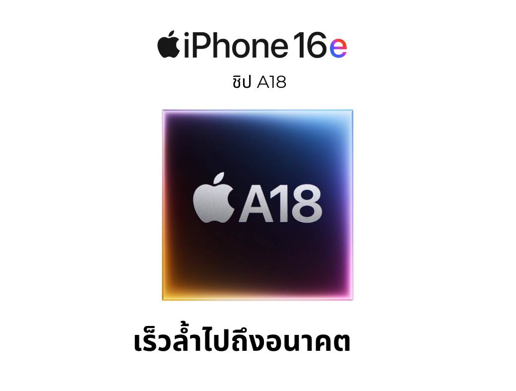 ภาพแสดง A18 Chip ใน iPhone 16e ที่มีประสิทธิภาพสูงและพร้อมสำหรับอนาคต