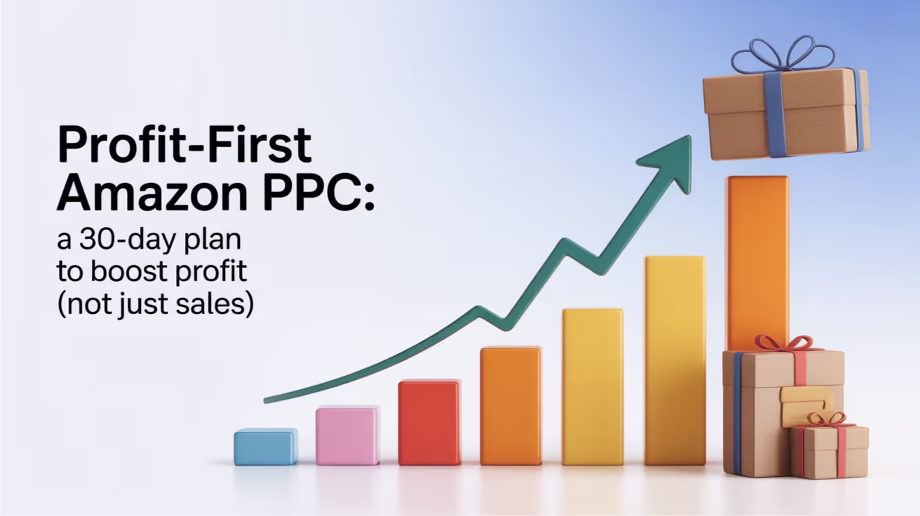 Amazon PPC profit optimization concept showing strategies that boost profit margins instead of just increasing sales volume.