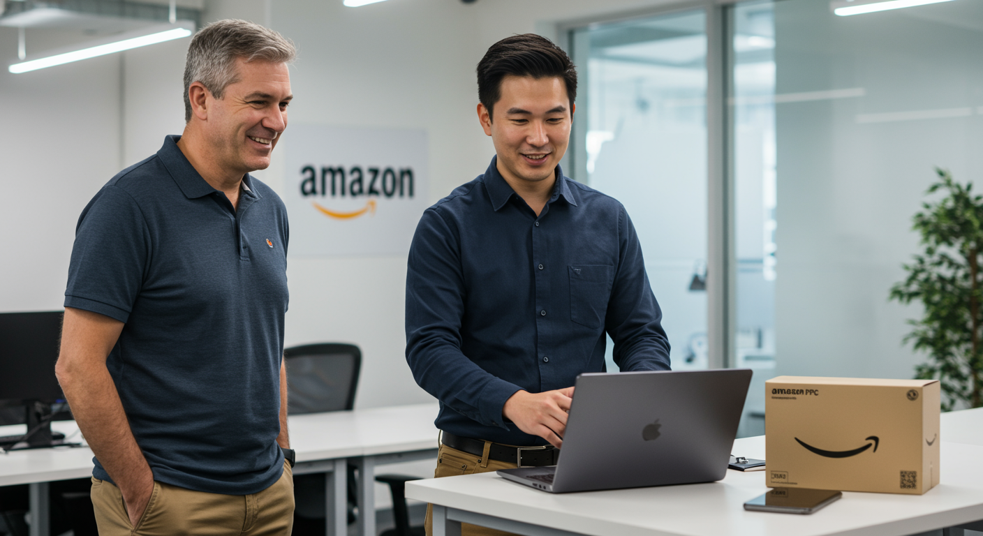 Free Amazon PPC audit promotion showing how an Amazon PPC consultant helps sellers recover wasted ad spend and boost profits.