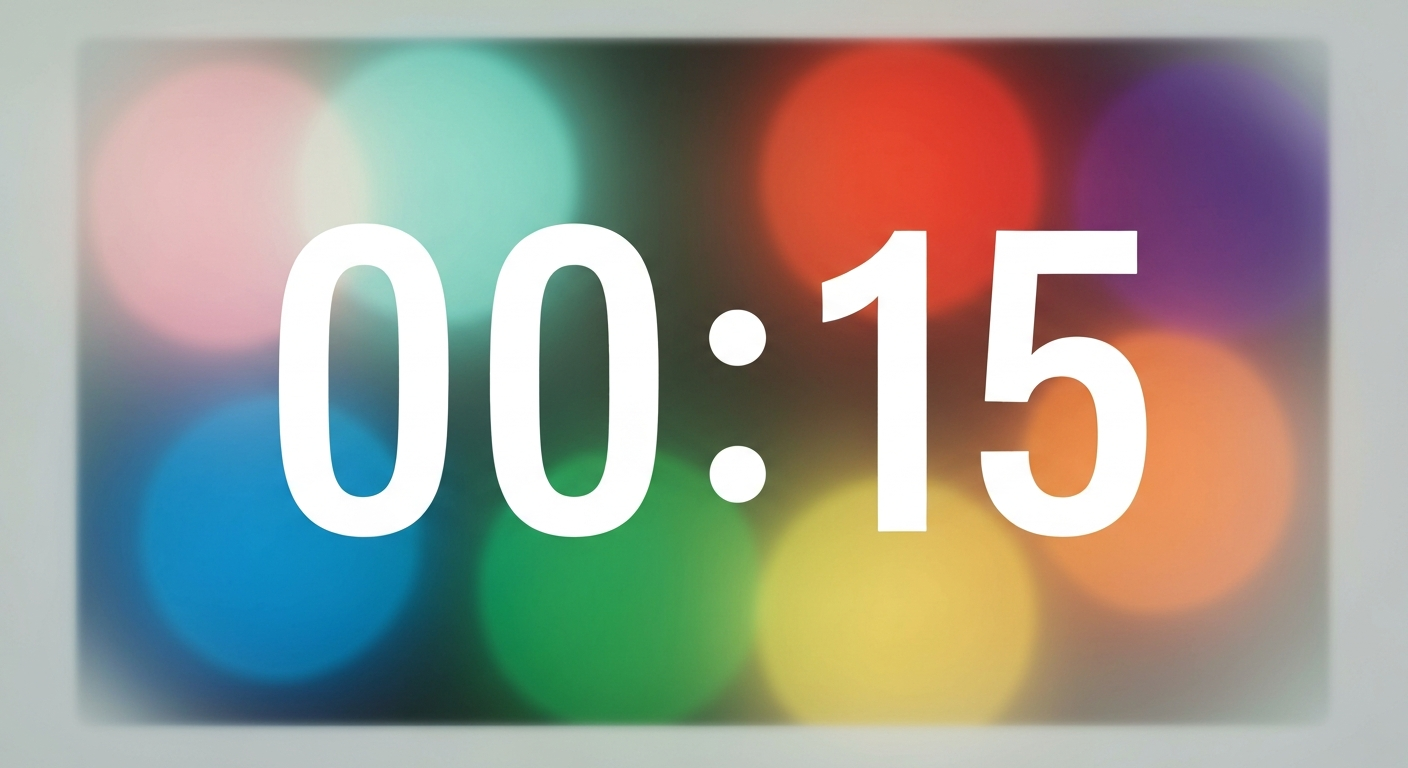 The 15-Minute Recalibration It only takes 15 minutes.