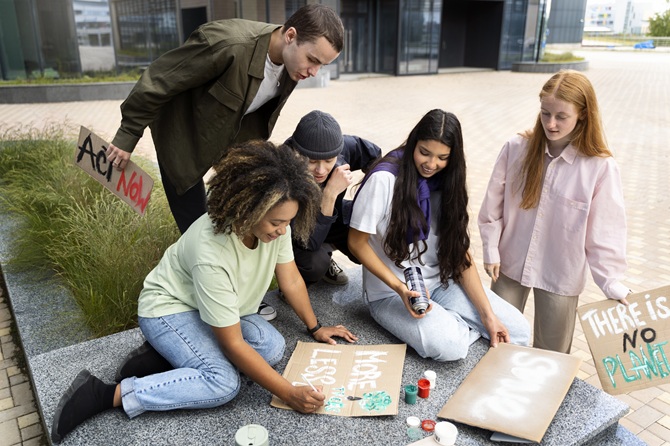 Students attending a residence hall event, following College belonging tips that work.
